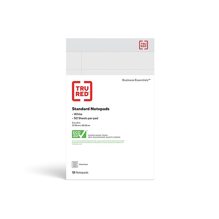 TRU RED™ Notepad, 5