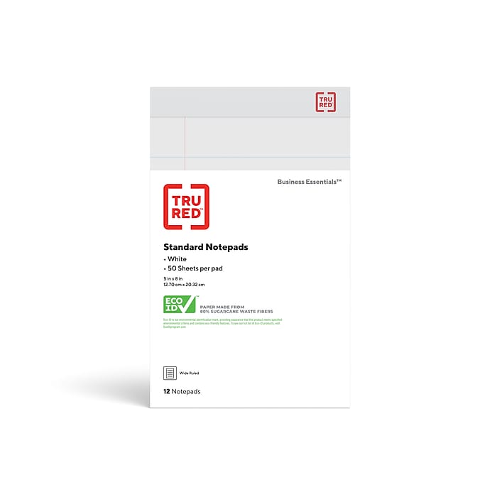 TRU RED™ Notepad, 5 TRU RED™ Notepad, 5