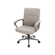 Staples Tervina Luxura Mid-Back Manager Chair, Taupe (56905)
