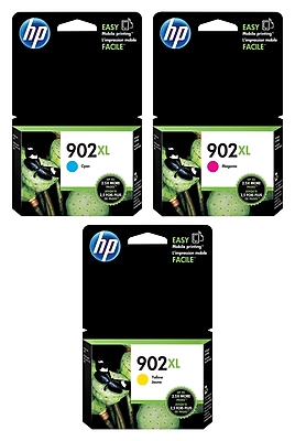 HP 902 Cyan/Magenta/Yellow High Yield Ink Cartridge, 3/Pack (T0A38ANXL3PK-VB) Sansujyuku sansujyuku.com