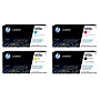 HP 655A Black/Cyan/Magenta/Yellow Standard Yield Toner Cartridge, 4/Pack (CF454A4PK-VB)~#|#~s1197829_sc7
