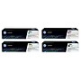 HP 126A Black/Cyan/Magenta/Yellow Standard Yield Toner Cartridge, 4/Pack (CF344PK-VB)~#|#~s1197831_sc7
