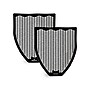 Coastwide Professional™ Urinal Floor Mat, 17.5" x 20.5", Black, 6/Carton (CW24767)~#|#~s1197891_sc7
