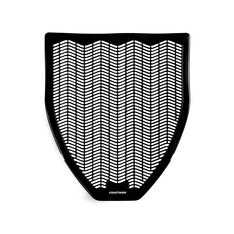 Coastwide Professional™ Urinal Floor Mat, 17.5" x 20.5", Black, 6/Carton (CW24767) image 1