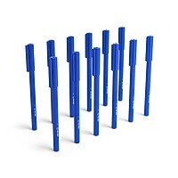 12-Count TRU RED Ballpoint Pen, Medium Point, 1.0mm (Blue)