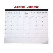 2021-2022 TRU RED™ Academic 22" x 17" Monthly Calendar, Black (TR12952-21)
