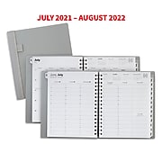 2021-2022 TRU RED™ Academic 7" x 9" Weekly & Monthly Planner, Gray (TR25498-21)