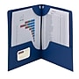 Smead Lockit 2-Pocket Presentation Folders, Dark Blue, 25/Box (87982)~#|#~s1198137_sc7