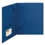 Smead Lockit 2-Pocket Presentation Folders, Dark Blue, 25/Box (87982)~#|#~s1198139_sc7