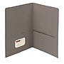 Smead Two Pocket Portfolios, Gray, 25/Box (87856)~#|#~s1198142_sc7