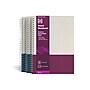 TRU RED Kraft Spiral Notebook, Ruled, Hardcover, 6.5" x 9.5", Narrow Ruled, Perforated Pages, 80 Pages, Assorted Colors~#|#~s1198623_sc7