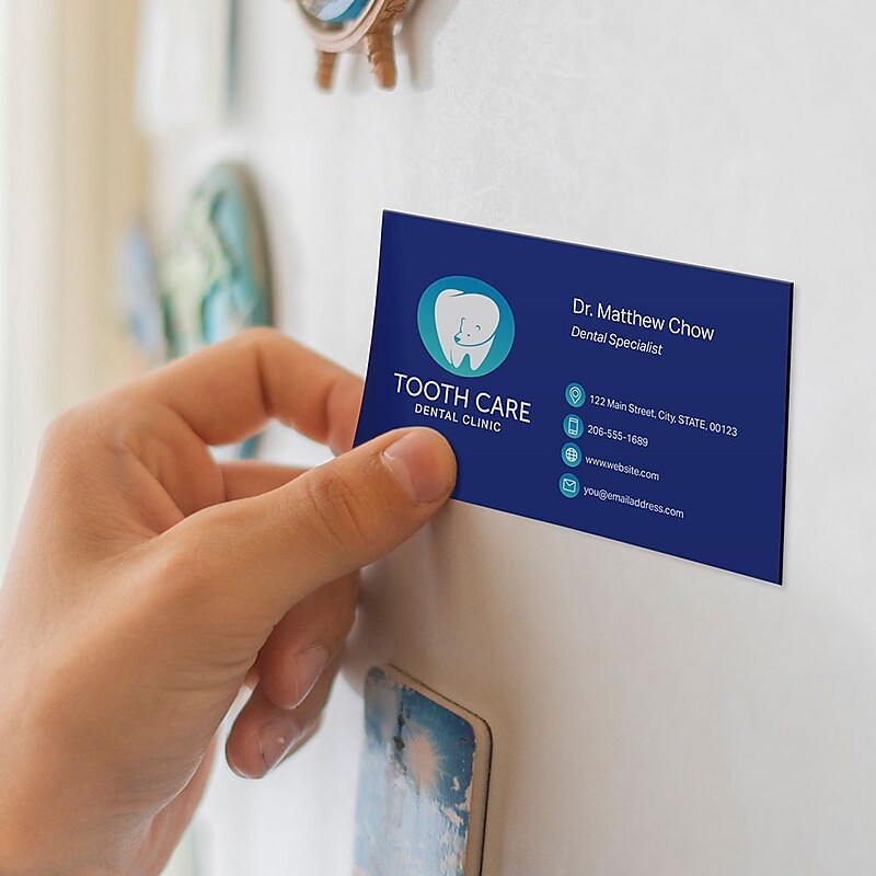 Custom Business Card Magnets by Staples® Print Services image 1