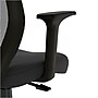 Staples Essentials Fabric Drafting Stool with Backrest and Footrest, Black (UN59384)~#|#~s1198885_sc7