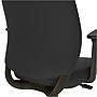 Staples Essentials Fabric Drafting Stool with Backrest and Footrest, Black (UN59388)~#|#~s1198895_sc7