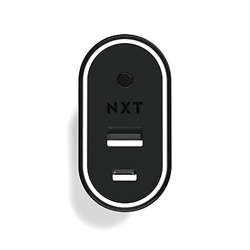 NXT Technologies™ Universal 2-Port USB-C and USB-A Phone Charger, Black (NX54344)