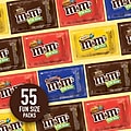 M&M's Lovers Snack Size Variety Milk Chocolate Pieces, 30.05 oz., 55 (MMM56025/51793)