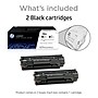 HP 36A Black Standard Yield Toner Cartridge, 2/Pack (CB436D)~#|#~s1200301_sc7