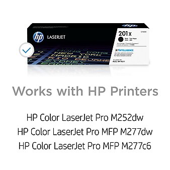 HP 201X Black High Yield Toner Cartridge (CF400X)