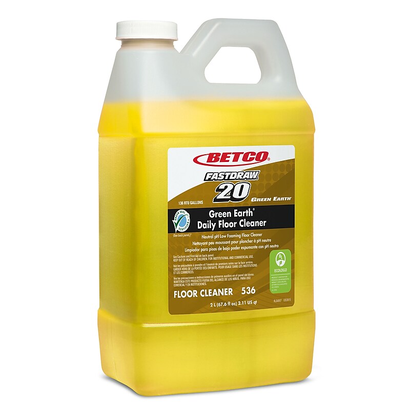 Betco Green Earth Daily Floor Cleaner, 2L, 4/CT (5364700) image 1