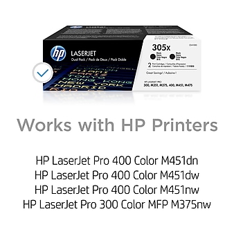 LaserJet 400 Color M451 Toner Cartridges at Staples