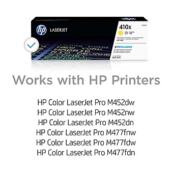HP 410X Yellow High Yield Toner Cartridge (CF412X)