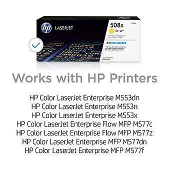 HP 508X Yellow High Yield Toner Cartridge (CF362X)
