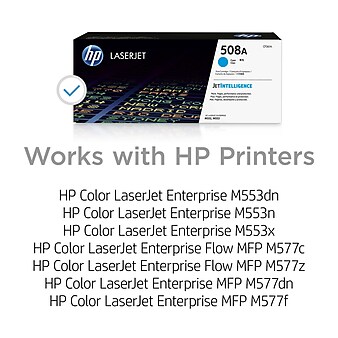 HP 508A Cyan Standard Yield Toner Cartridge (CF361A)