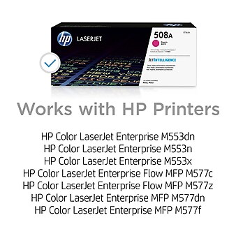 HP 508A Magenta Standard Yield Toner Cartridge (CF363A)