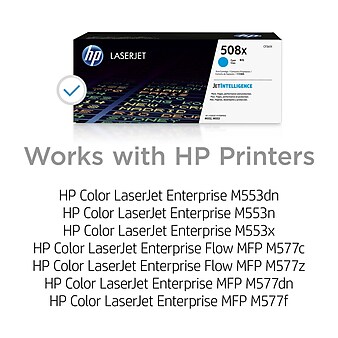 HP 508X Cyan High Yield Toner Cartridge (CF361X)