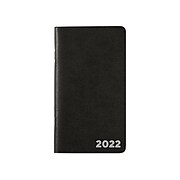 2022 TRU RED™ 3" x 6" Weekly & Monthly Planner, Black (TR12937-22)