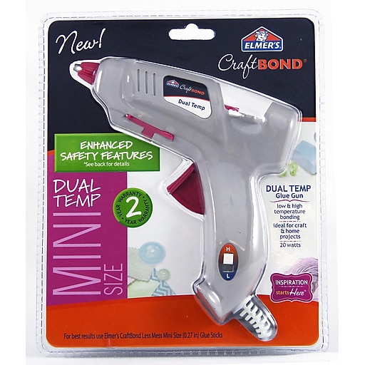 Elmer's Craft Bond Dual Temp Mini Glue Gun (E6049) Staples
