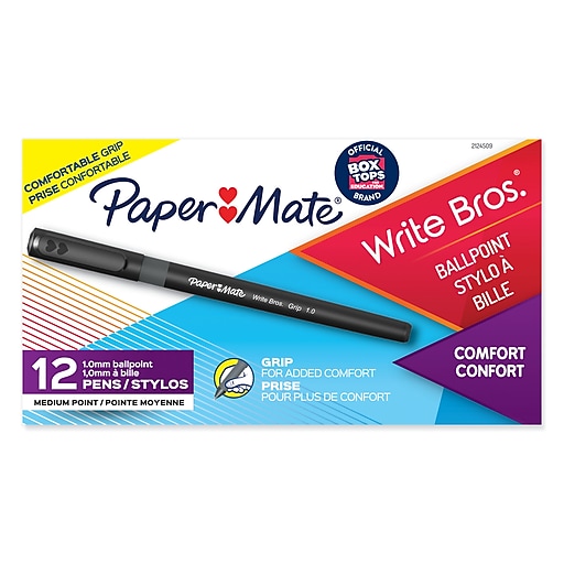 Paper Mate Write Bros Grip Ballpoint Pen Medium Pen Point Type - pap8808087 