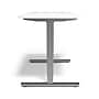 Union & Scale™ Essentials 55"W Electric Rectangular Adjustable Desk, White (UN56206)~#|#~s1201509_sc7