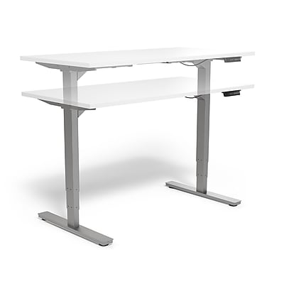 Union & Scale Essentials 55"W Electric Adjustable Desk - Thumbnail 3