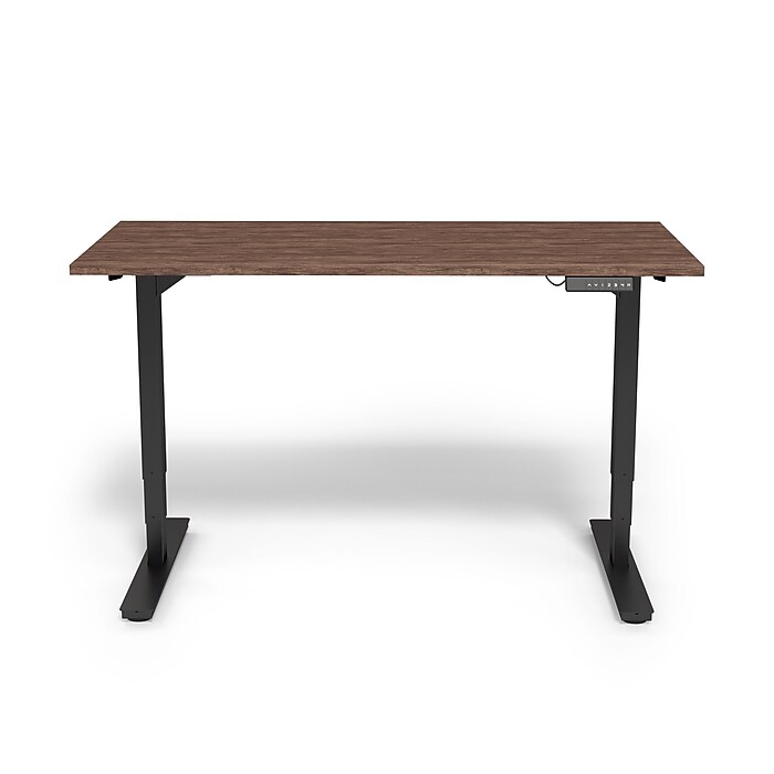 Union Scale Essentials 55 W Electric Rectangular Adjustable Standing Desk Espresso UN56207