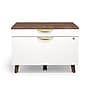 Union & Scale™ MidMod 2-Drawer Mobile Lateral File Cabinet, Letter/Legal, Lockable, 21.1"H x 29.4"W x 18.8"D, White/Espresso~#|#~s1201582_sc7