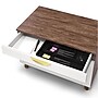 Union & Scale™ MidMod 2-Drawer Mobile Lateral File Cabinet, Letter/Legal, Lockable, 21.1"H x 29.4"W x 18.8"D, White/Espresso~#|#~s1201583_sc7