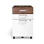 Union & Scale™ Essentials 2-Drawer Mobile Vertical File Cabinet, Letter/Legal, Lockable, 24.2"H x 15.5"W x 21"D, White/Espresso~#|#~s1201590_sc7