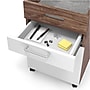 Union & Scale™ Essentials 2-Drawer Mobile Vertical File Cabinet, Letter/Legal, Lockable, 24.2"H x 15.5"W x 21"D, White/Espresso~#|#~s1201607_sc7