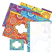Barker Creek Get Organized Moroccan File Folder Kit, Assorted Colors, 107/Set (BC0115)