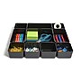 TRU RED™ 10-Compartment Plastic Drawer Organizer, Black (TR58205)~#|#~s1203725_sc7