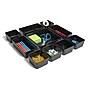 TRU RED™ 10-Compartment Plastic Drawer Organizer, Black (TR58205)~#|#~s1203727_sc7