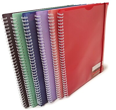 Pep Rally Homework Organizer 3-Hole Punched 12 Pocket Presentation Folder, Color Chosen At Random (58766