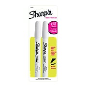 Sharpie Oil-Based Paint Markers, Medium Tip, White, 2/Pack (1782041)