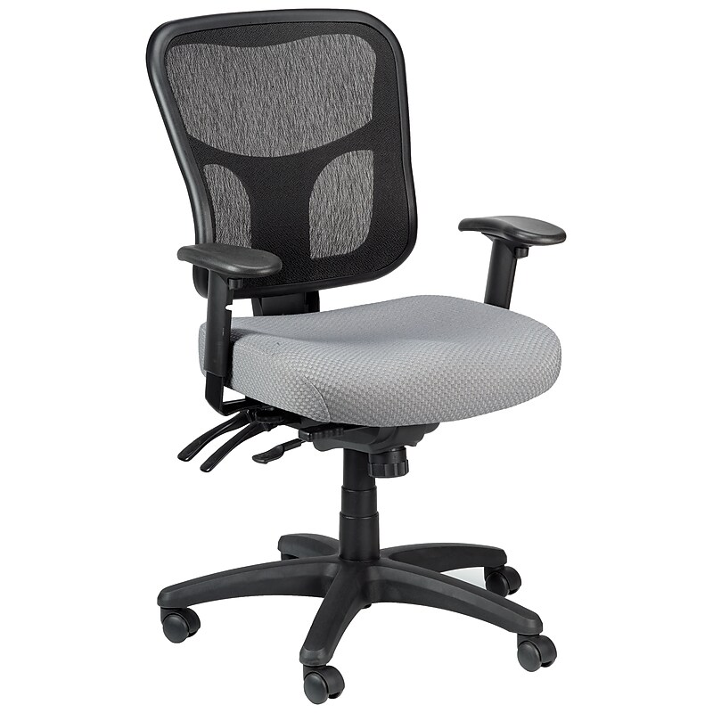 Tempur-Pedic® Ergonomic Mesh Mid-Back Task Chair, Gray (TP8000-GREY) image 1