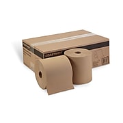 Coastwide Professional™ Recycled Hardwound Paper Towels, 1-Ply, 800 ft./Roll, 6 Rolls/Carton (CW20181)