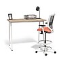 Union & Scale™ Lewis Mesh Back Computer and Desk Stool, Tool-Less Assembly, Salmon (UN55657-CC)~#|#~s1204226_sc7