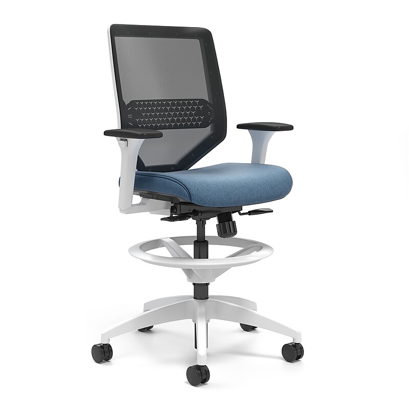 Union & Scale™ Lewis Fabric Task Chair, Carolina (UN55659-CC) image 1