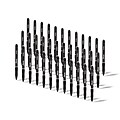 Sharpie S-Gel Retractable Gel Pen, Medium Point, Black Ink, 36/Pack (2096180)