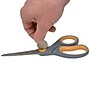 Westcott Titanium Bonded 8" Titanium Heavy Duty General Purpose Scissor, Sharp Tip, Gray/Yellow (13529)~#|#~s1204432_sc7